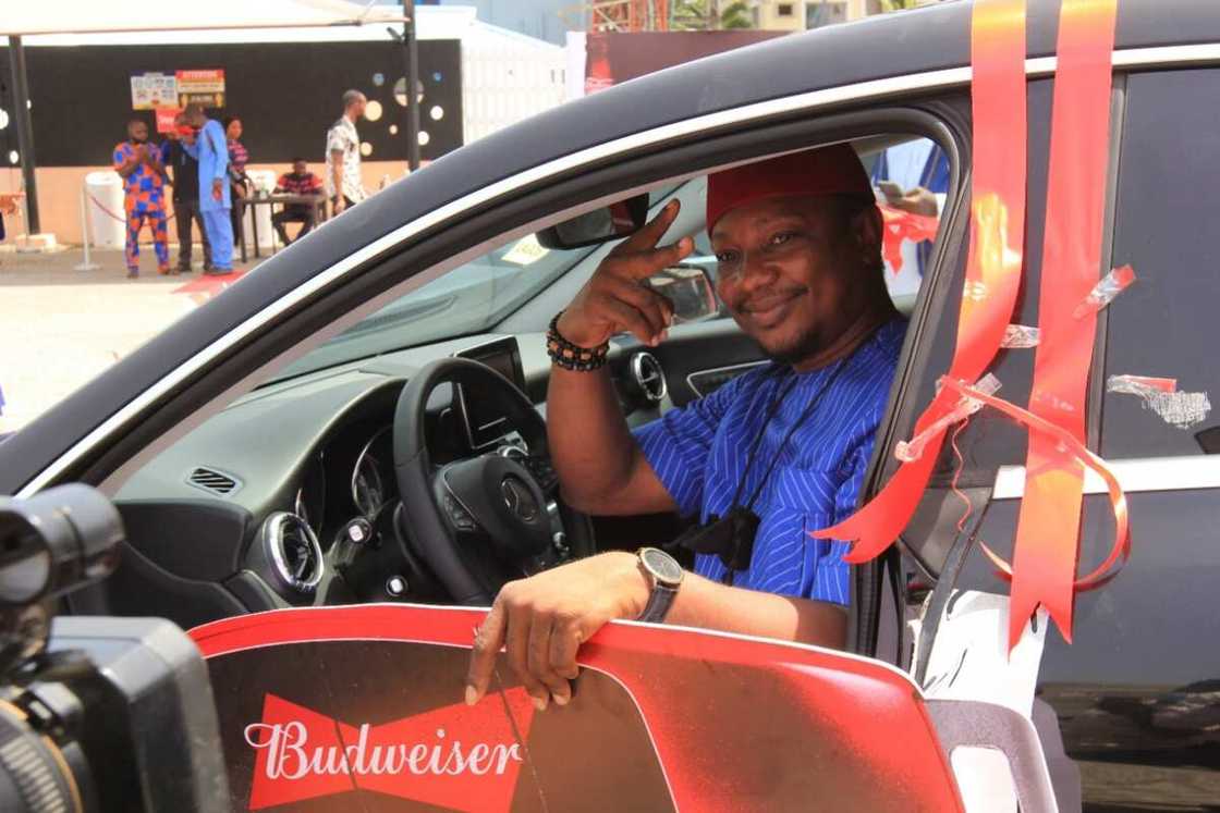 Budweiser Smooth Kick-off Campaign Records Mercedes Benz Grand Prize Winners