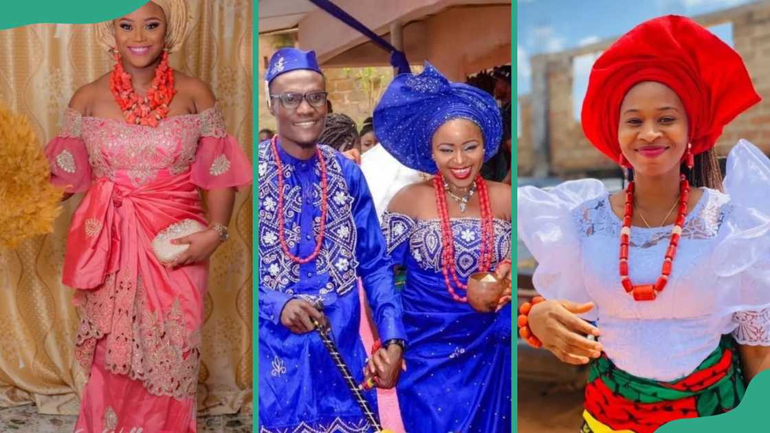 Various Igbo traditional blouses for marriage