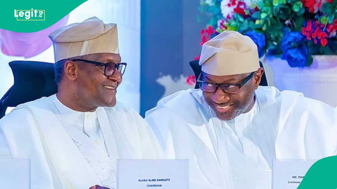 Aliko Dangote turns 68, Femi Otedola celebrates him. Aliko Dangote turns 68, Femi Otedola celebrates him.