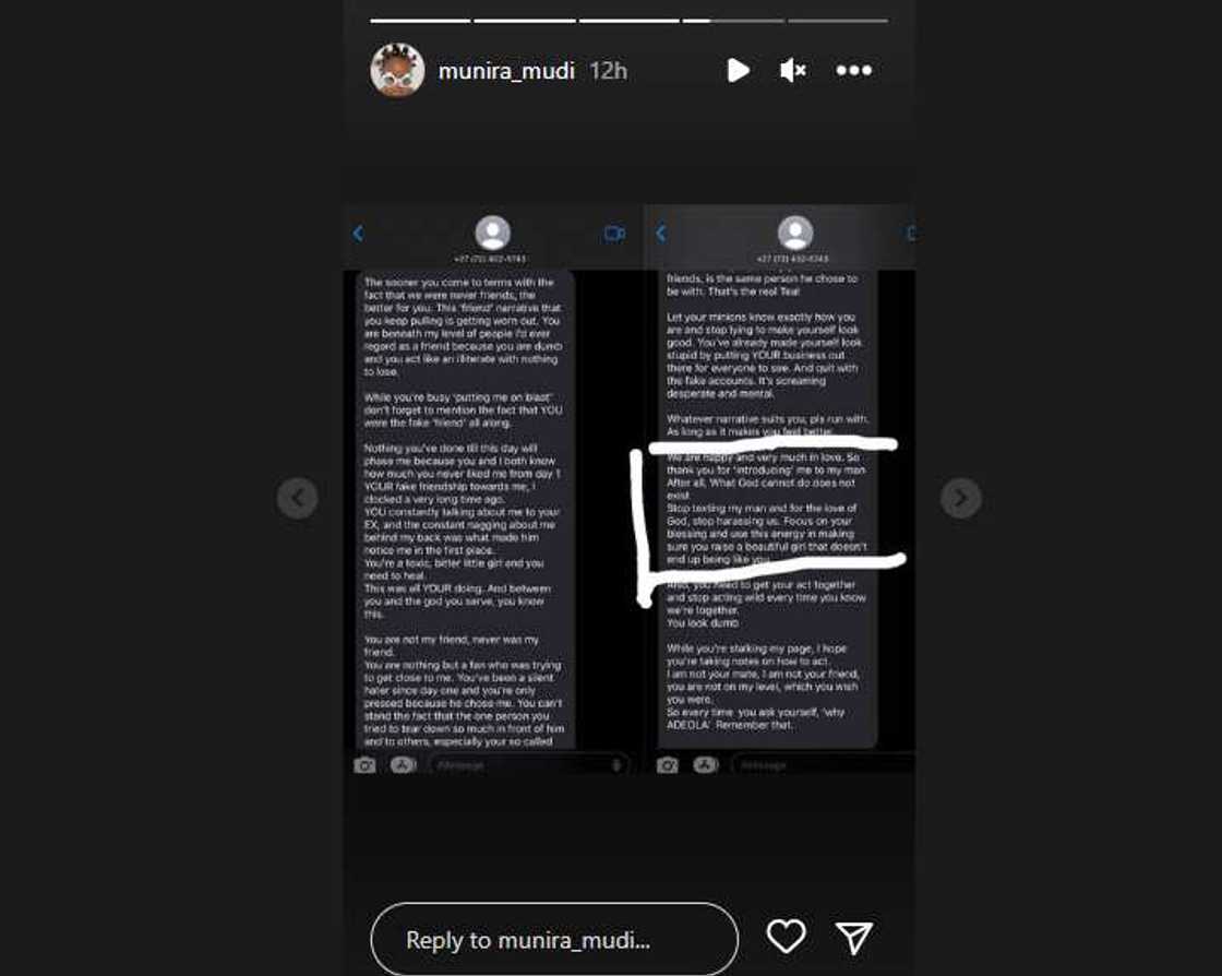 Adeola Ariyo thanks friend for introducing her to her man after dating him. Adeola Ariyo thanks friend for introducing her to her man after dating him.