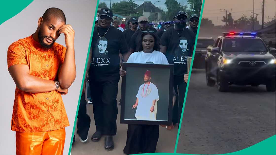 Alexx Ekubo's body leaves morgue for his hometown in convoy, fans react