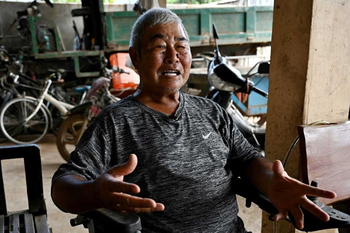 Retired farmer Lim Tomg Eng, 74, will lose his home and land to the new canal project