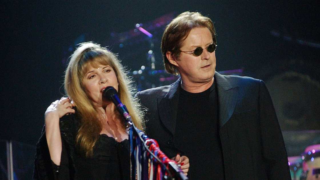 Stevie Nicks and Don Henley in Inglewood, California.