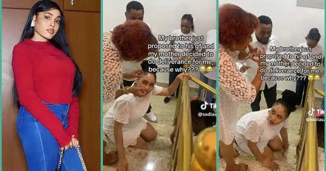 Nigerian mother conducts deliverance session on daughter over marriage Nigerian mother conducts deliverance session on daughter over marriage