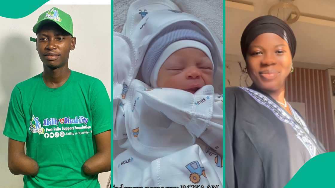 Man loses while after childbirth. Man loses while after childbirth.