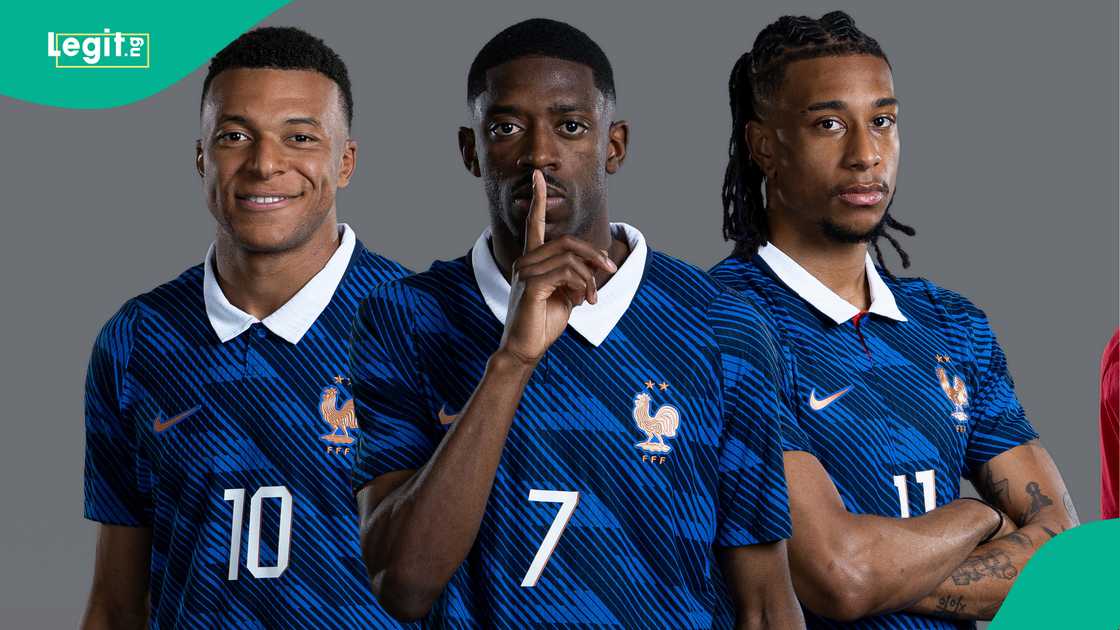 Kylian Mbappe, Ousmane Dembele, Michael Olise, France, 2026 FIFA World Cup. Kylian Mbappe, Ousmane Dembele, Michael Olise, France, 2026 FIFA World Cup.