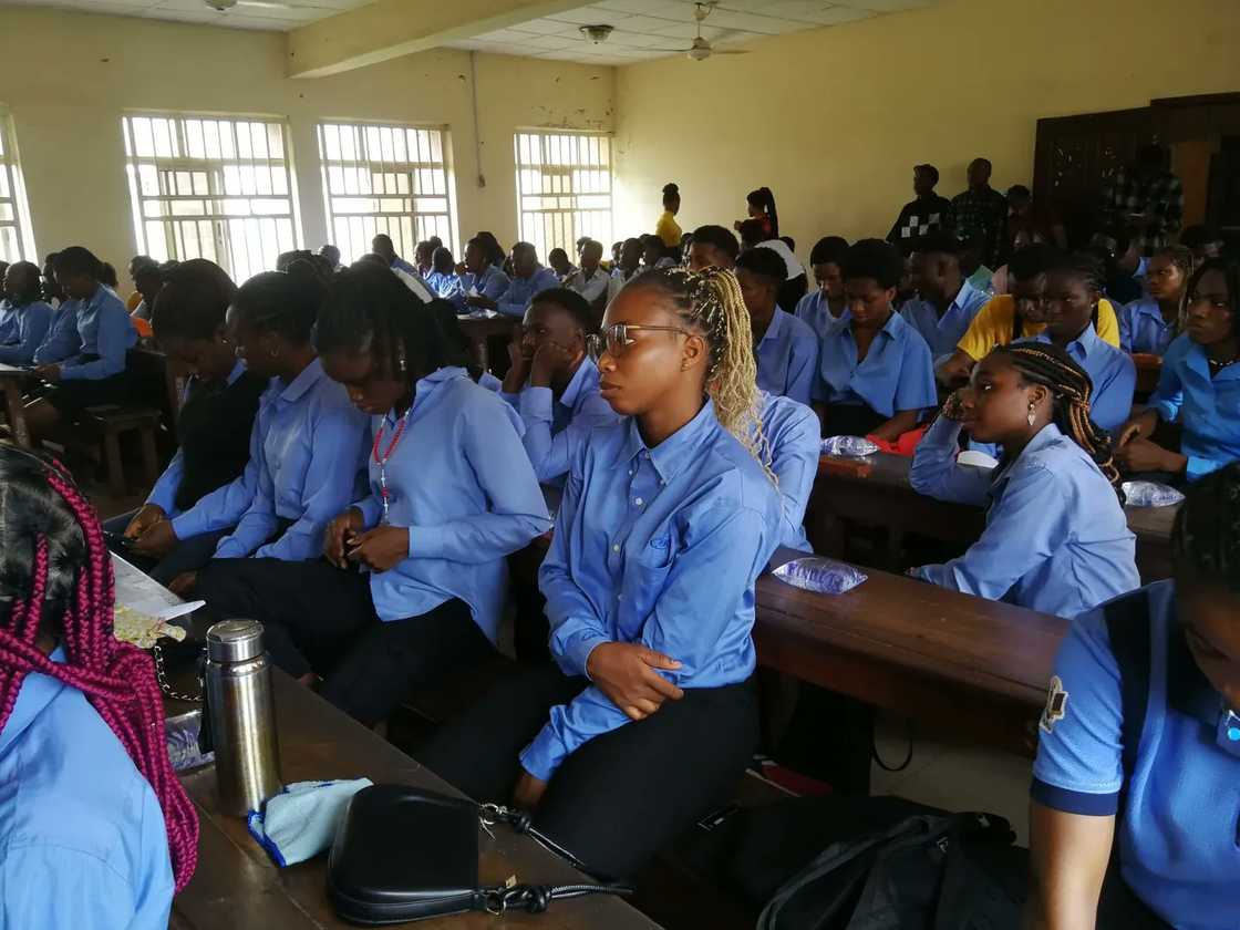 Students in class Students in class