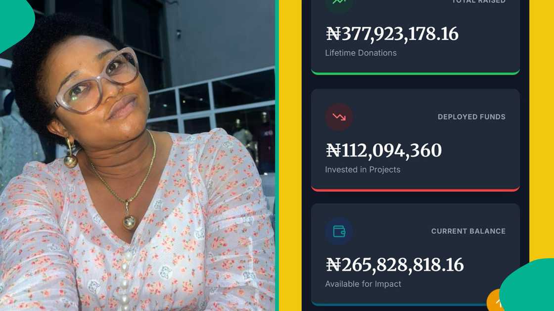 Reactions as lady displays total amount she found in VeryDarkMan's NGO account