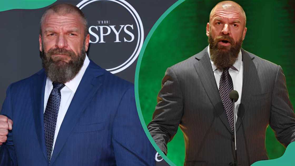 Vaughn Evelyn Levesque's father, Triple H, at different events Vaughn Evelyn Levesque's father, Triple H, at different events