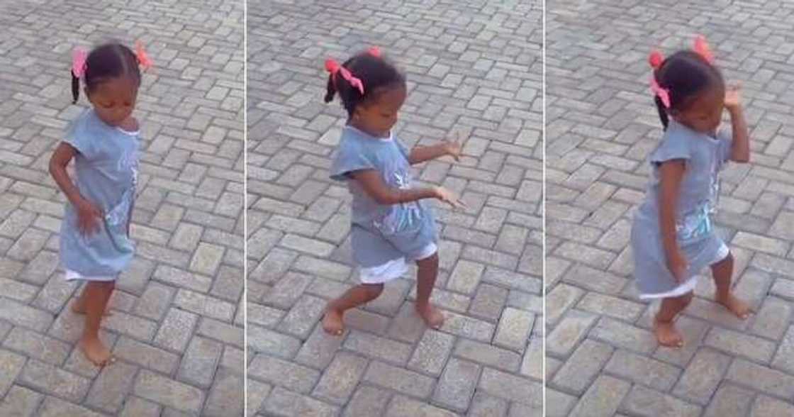 Little girl dances to Ayra Starr's song