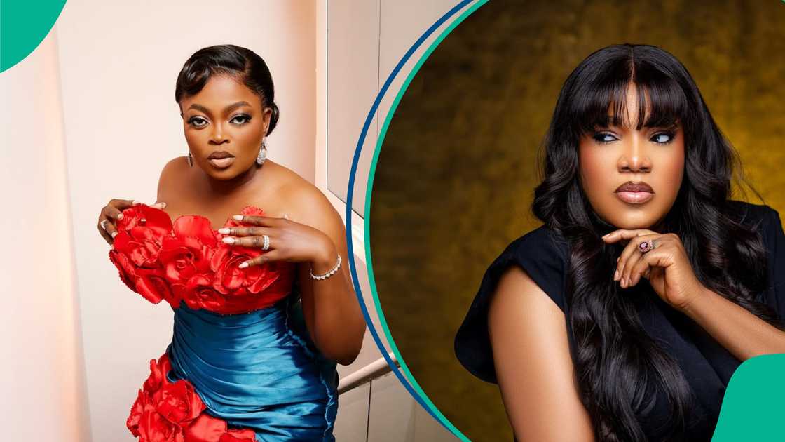 Toyin Abraham and Funke Akindele link up at event, prove they are not at loggerheads. Toyin Abraham and Funke Akindele link up at event, prove they are not at loggerheads.