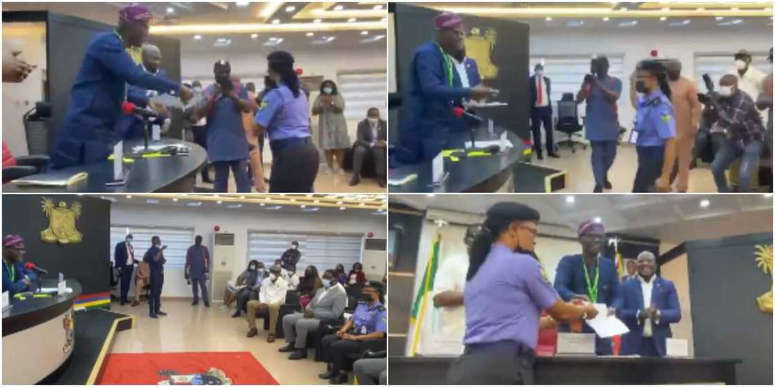 Chioma Ajunwa received a three-bedroom flat from the Lagos state government Chioma Ajunwa received a three-bedroom flat from the Lagos state government