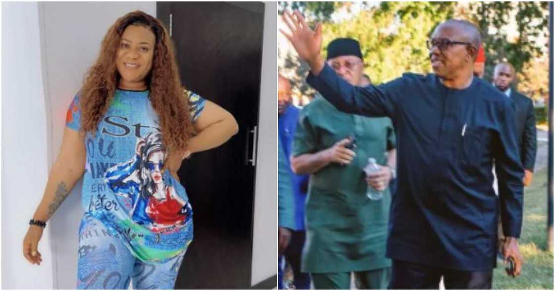Nkechi Blessing and Peter Obi Nkechi Blessing and Peter Obi