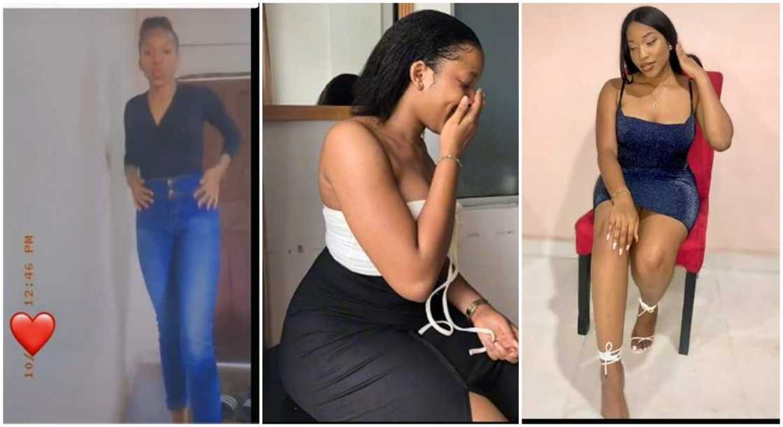 Nunu, a Nigerian lady who gained weight after her slim size. Nunu, a Nigerian lady who gained weight after her slim size.