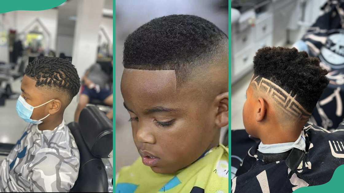 Different children's haircuts Different children's haircuts
