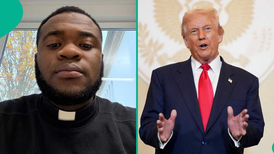 Reverend father sends cryptic message to US President Donald Trump amid threat to take military action in Nigeria Reverend father sends cryptic message to US President Donald Trump amid threat to take military action in Nigeria