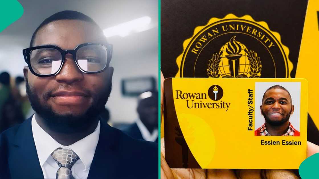 From PhD candidate to adjunct professor: Nigerian man displays faculty ID from US university