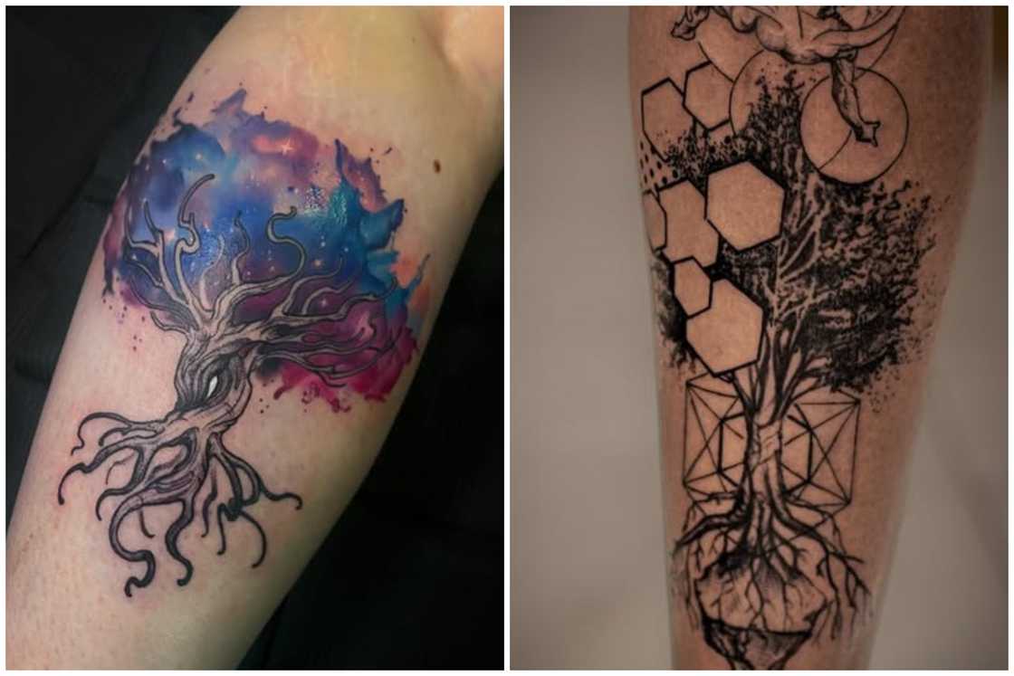 Cosmic Tree of Life tattoo