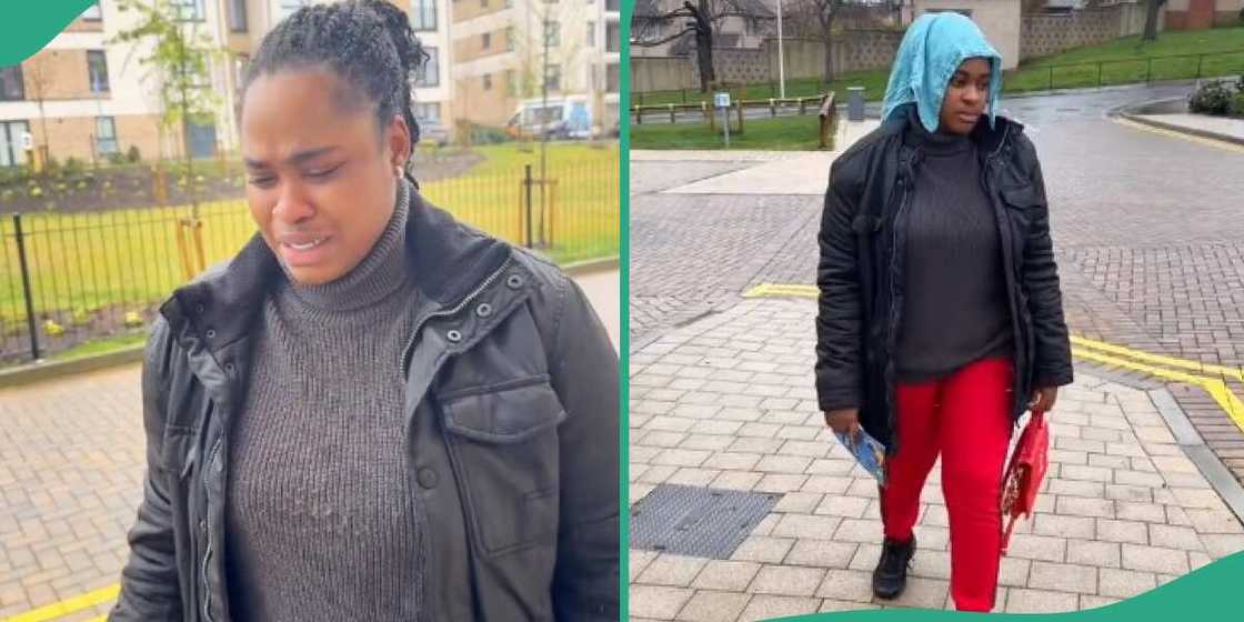 Nigerian woman devastated as she fails UK driving test exam for second time, weeps in touching video Nigerian woman devastated as she fails UK driving test exam for second time, weeps in touching video