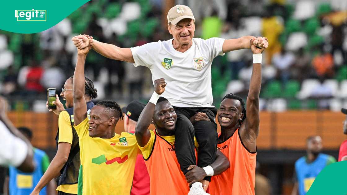 Gernot Rohr, Benin Republic, Super Eagles, Nigeria, Stade Felix Houphouet-Boigny, Abidjan, Ivory Coast. Gernot Rohr, Benin Republic, Super Eagles, Nigeria, Stade Felix Houphouet-Boigny, Abidjan, Ivory Coast.