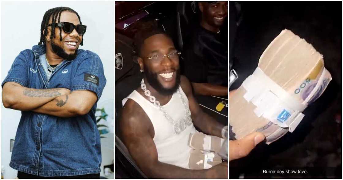 Photos of Burna Boy and Dan Dizzy