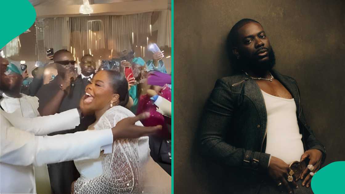 Adekunle Gold surprises fan at his wedding Adekunle Gold surprises fan at his wedding
