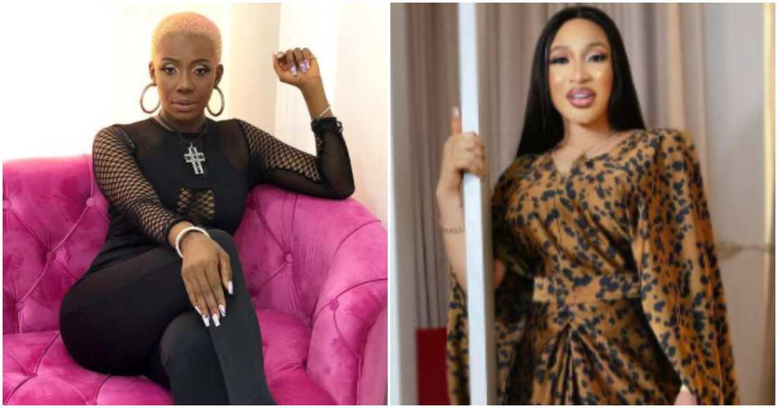 Ada Karl drags Tonto Dikeh Ada Karl drags Tonto Dikeh