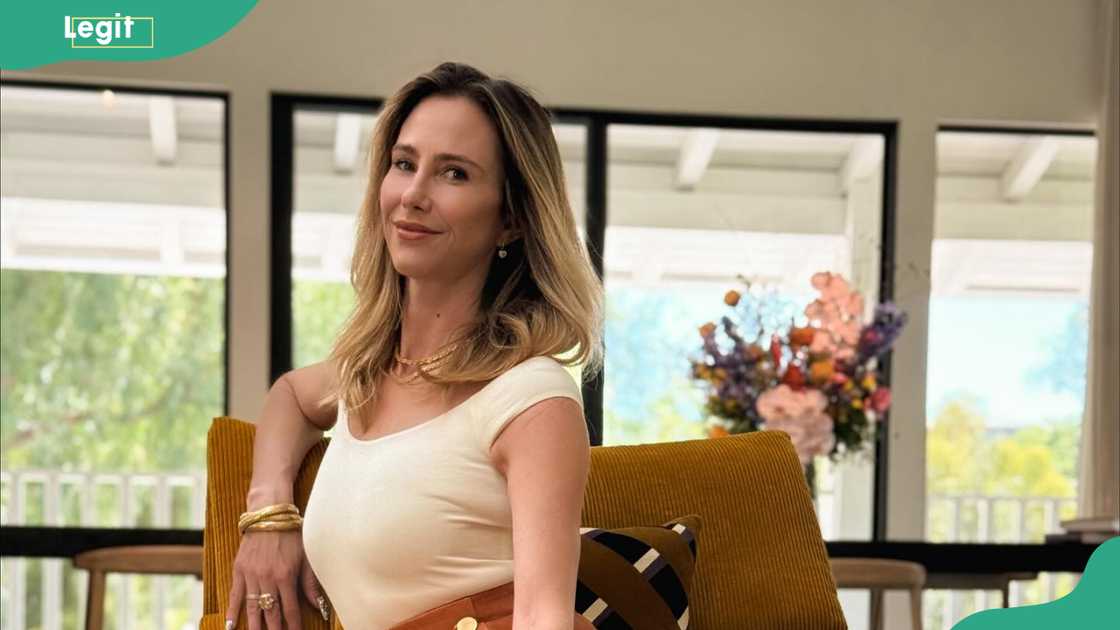 Natalie Fuller relaxing in a beautiful serene
