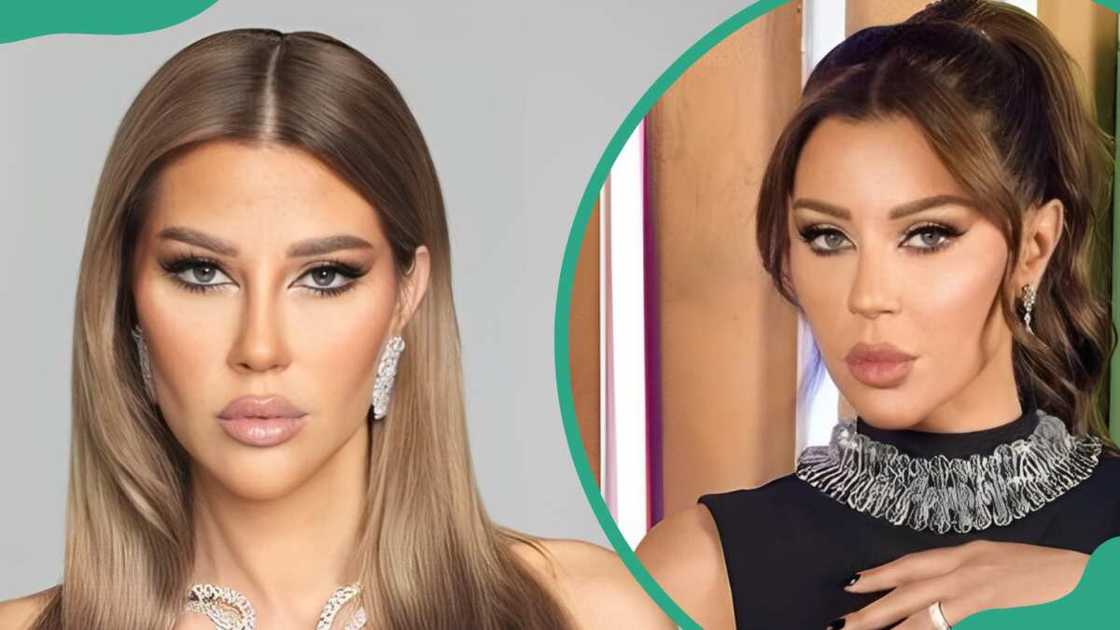 Carla Diab during filming on the IBCI The Stage in Lebanon Carla Diab during filming on the IBCI The Stage in Lebanon