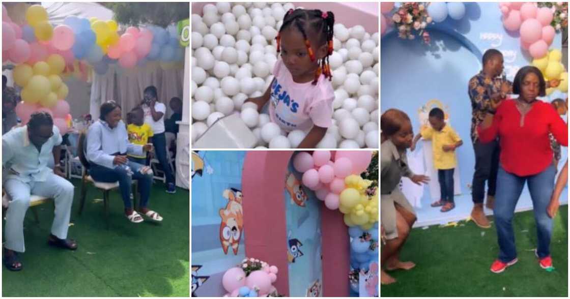 Singers Adekunle Gold and Simi at their daughter's birthday party Singers Adekunle Gold and Simi at their daughter's birthday party