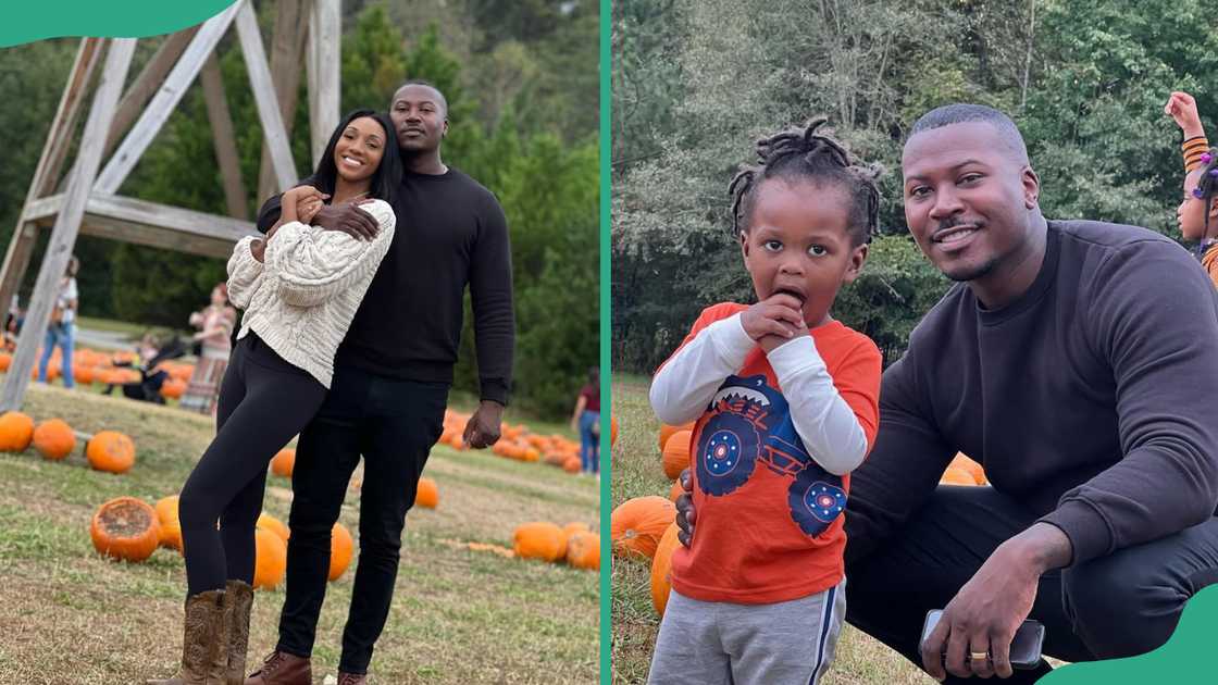 Jonathan Lee Hemphill with his wife and son during the Halloween celebration Jonathan Lee Hemphill with his wife and son during the Halloween celebration
