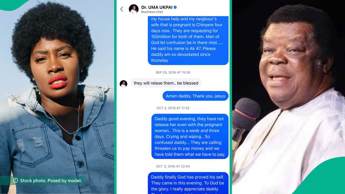 ears as lady releases her private chat with Rev Dr Uma Ukpai after he died ears as lady releases her private chat with Rev Dr Uma Ukpai after he died
