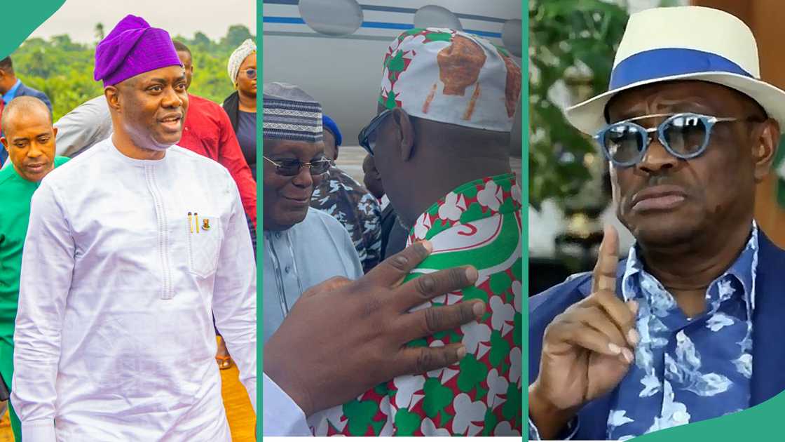 Fubara meets Atiku amid Wike's outburst as PDP governors meet, Makinde missing Fubara meets Atiku amid Wike's outburst as PDP governors meet, Makinde missing