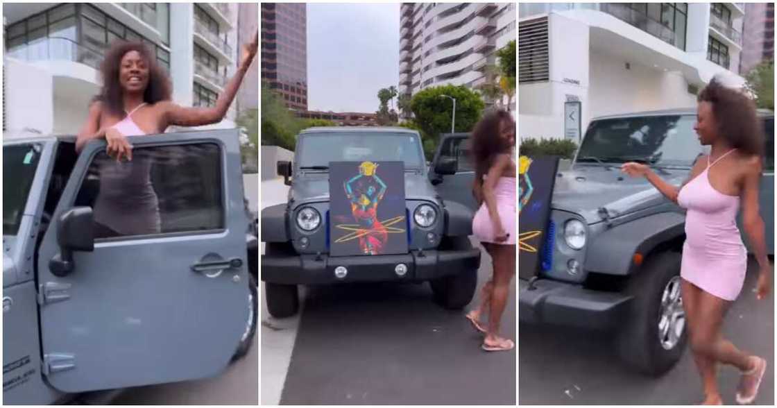 Korra Obidi buys new car. Korra Obidi buys new car.