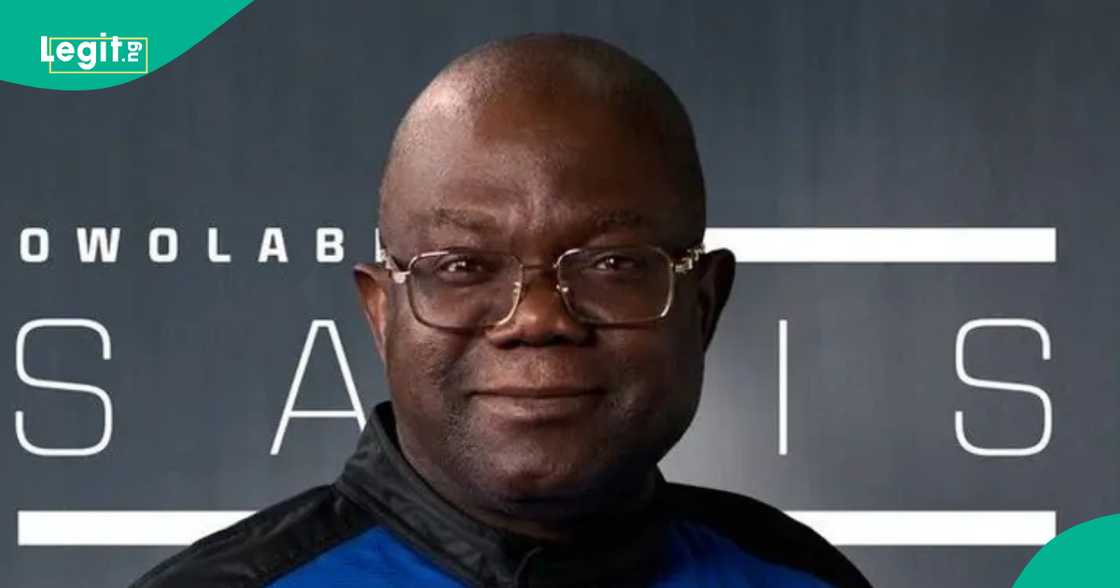 Owolabi Salis is the first Nigerian in space Owolabi Salis is the first Nigerian in space