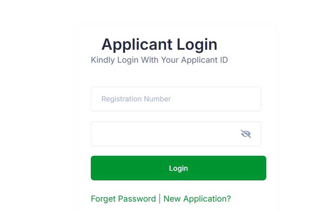 A screenshot of the Kwara Poly online application portal A screenshot of the Kwara Poly online application portal