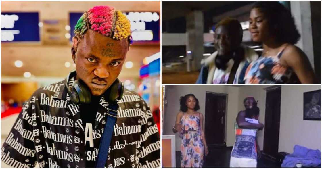 Nigerian singer Portable and his colourful hair Nigerian singer Portable and his colourful hair