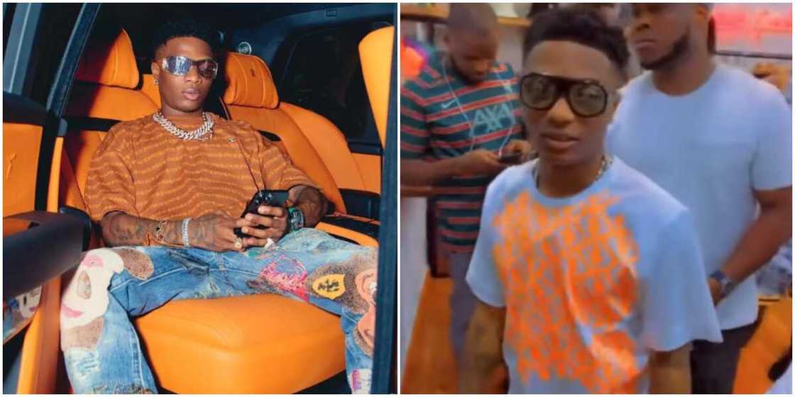 Wizkid, Wizkid in a Lagos boutique Wizkid, Wizkid in a Lagos boutique