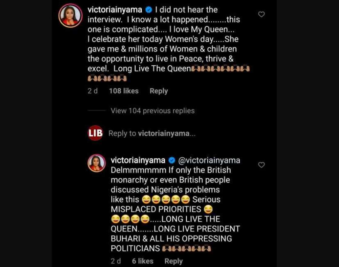 Actress Victoria Inyama sides with Royal Family, says Ooni of Ife’s ex-wife didn’t blast him in interviews Actress Victoria Inyama sides with Royal Family, says Ooni of Ife’s ex-wife didn’t blast him in interviews