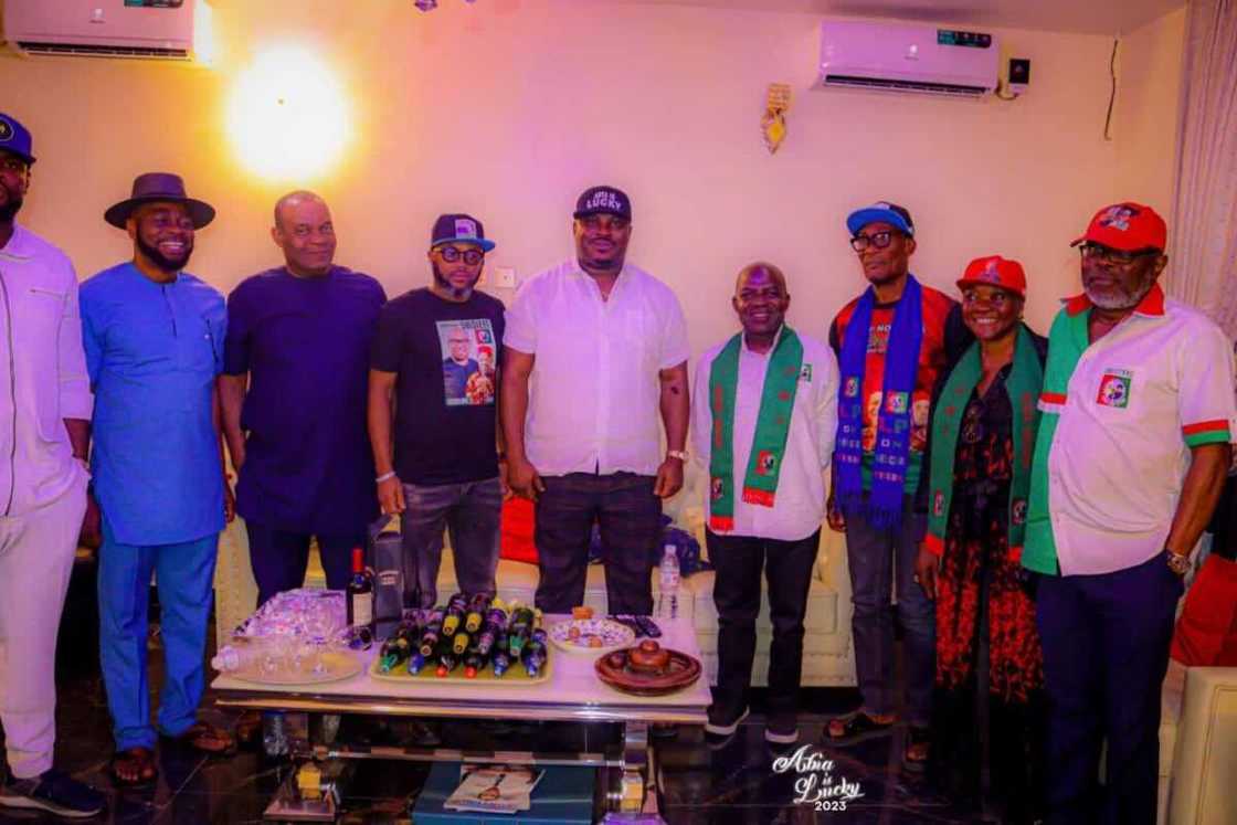 Alex Otti visits Mayor Alex Otti visits Mayor