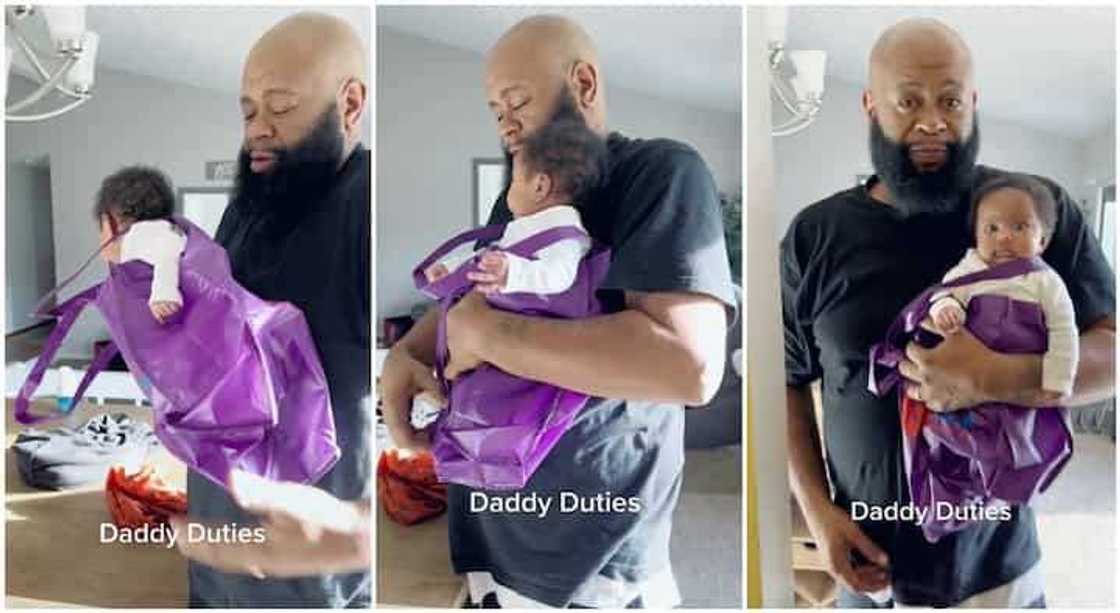 Yadda uba ke kula da diyarsa a cikin gida ya ba da mamaki Yadda uba ke kula da diyarsa a cikin gida ya ba da mamaki