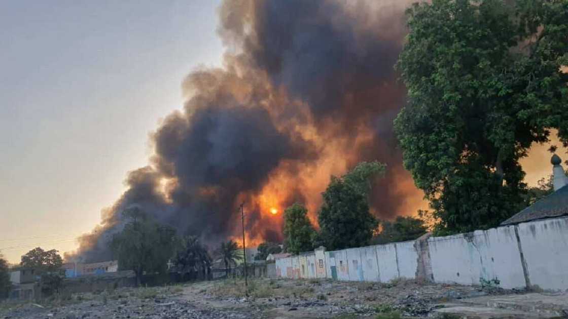 Kasuwar da gobata ta tashi a Maiduguri Kasuwar da gobata ta tashi a Maiduguri