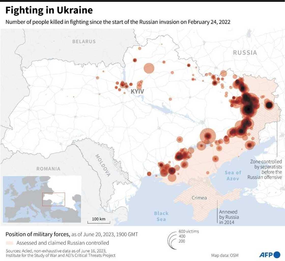 Fighting in Ukraine Fighting in Ukraine