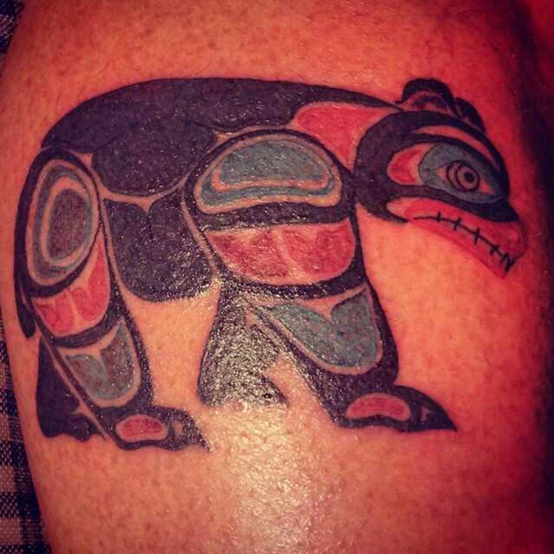 traditional bear tattoo traditional bear tattoo