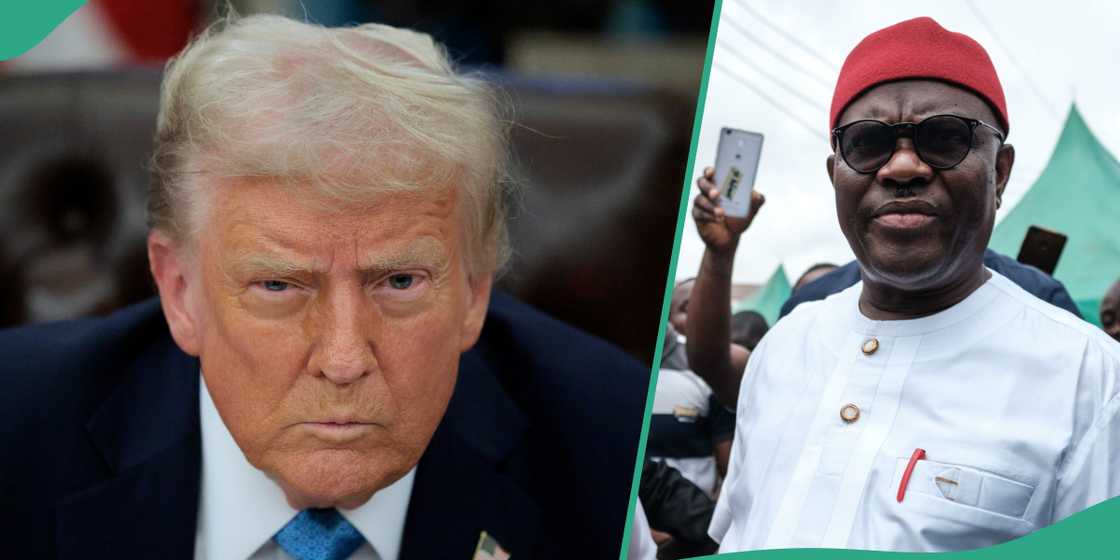 Legit.ng probes claim Donald Trump ordered the arrest of Nigerian minister Nyesom Wike. Legit.ng probes claim Donald Trump ordered the arrest of Nigerian minister Nyesom Wike.