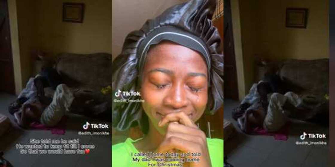 Father Reacts Emotionally to Her Daughter's Christmas Homecoming Message in Viral Video, Stirred Reactions Father Reacts Emotionally to Her Daughter's Christmas Homecoming Message in Viral Video, Stirred Reactions