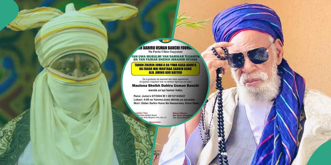 An gudanar da zikirin Juma'a a fadar Aminu Ado Bayero a Kano An gudanar da zikirin Juma'a a fadar Aminu Ado Bayero a Kano