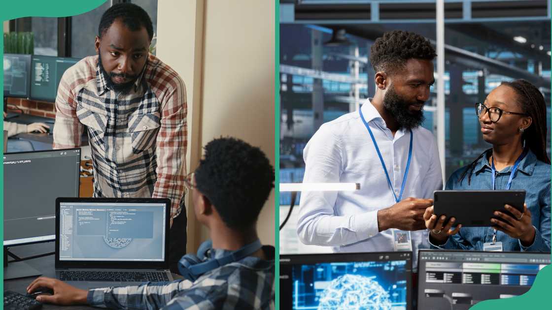 Computer scientists at work