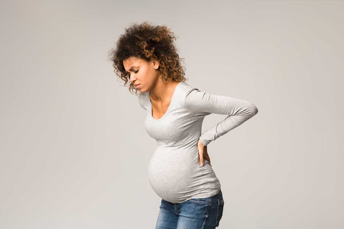A pregnant lady A pregnant lady