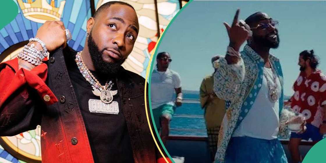 Davido's Away music video. Davido's Away music video.